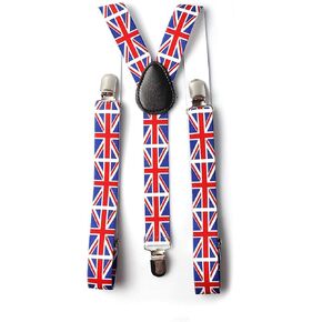 LeeMa Enterprises Co. Union Jack Suspenders