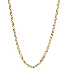 | Gold Cuban Link Chain | Durable 18K Gold & 316L Stainless Steel | Waterproof, Heat & Sweat Resistant | Gifts for Men | Men's Jewelry |