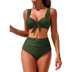 مجموعات بيكيني عالية الخصر للنساء بدلات السباحة 2025 البطن in Kuwait