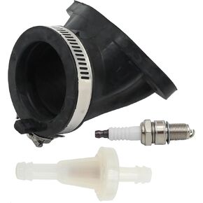 Carb Intake Manifold Boot with Spark Plug Air Filter, Replacement for Polaris Sportsman 335 400 500, Magnum 425 500, Ranger 400