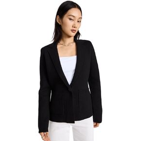 L'AGENCE Women's Lacey Knit Blazer