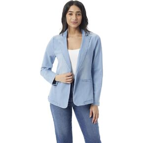 Gloria Vanderbilt Women's Single Button Front Fitted Blazer Standard