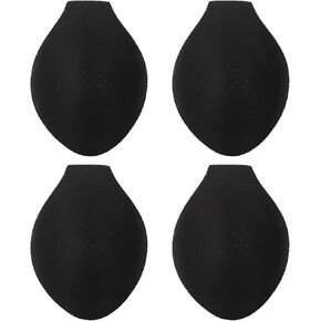 4pcs الانتفاخات الإسفنجة للملابس الداخلية كوب من أجل ملابس السباحة الداخلية للرجال الأسود