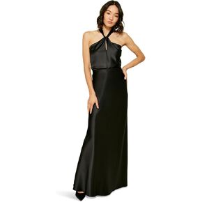 line and dot Dreamer Halter Top Black MD