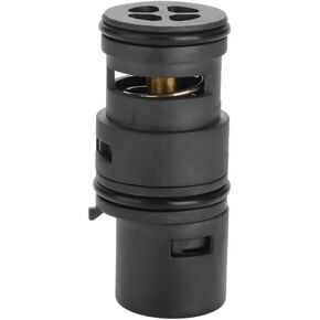 Engine Coolant Thermostat Housing Oil Cooler Coolant Radiator Expansion Tank Thermostat - Compatible for BMW E46 / E83 X3 / E53 X5 / E85 E86 Z4 - Replace Part 17111437362
