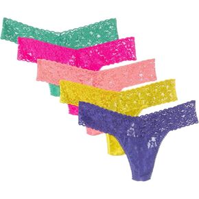 Hanky ​​Panky Women’s Signature Lace Petite Low-Rise Thong 5 Pack ،