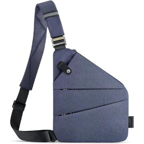 Wander Plus® Left Counder Left Crossbody Bag Bag Crossbody for Women Men ، حقيبة حبال نحيفة مع حزام قابل للتعديل