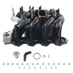 615-188 2L1Z-9424-AA Upper Intake Manifold with Gasket Ki Fits for 2000-2016 F150 F250 F350 E150 E250 E350 Super Duty E450 Super Duty Excursion ExpeditionV8 5.4L