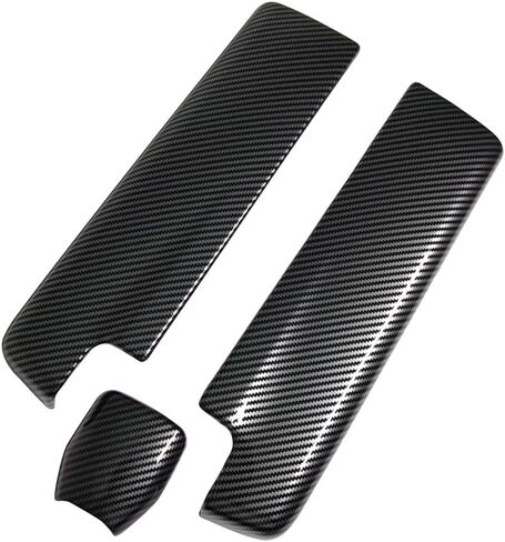 Interior Center Console Armrest Storage Box Panel Cover Trim for Mercedes Benz E Class W212 Accessories 2010-2015 and CLS W218 2012-2017 (Not Real Carbon) in Saudi Arabia