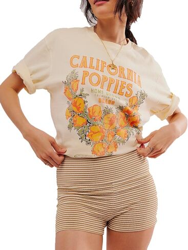 Women Oversized Strawberry Short Sleeve Tee Shirt in Saudi Arabia