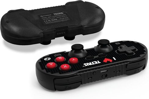 Hyperkin Limited Edition Pixel Art Bluetooth Controller Official Tetris™ Edition - مرخص رسميًا - لجهاز Nintendo Switch®، والكمبيوتر الشخصي، وMac®، وAndroid®، وiOS® (Hyper Gradient) in Kuwait