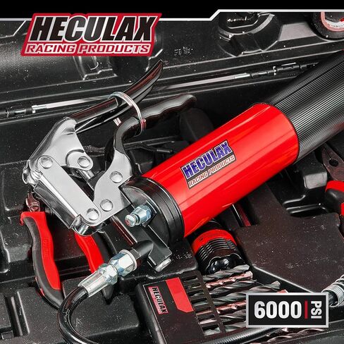 Steinbrücke Heavy Duty Professional Pistol Grip Grease Gun 6000 Psi مع خرطوم مرن 18 بوصة in Kuwait