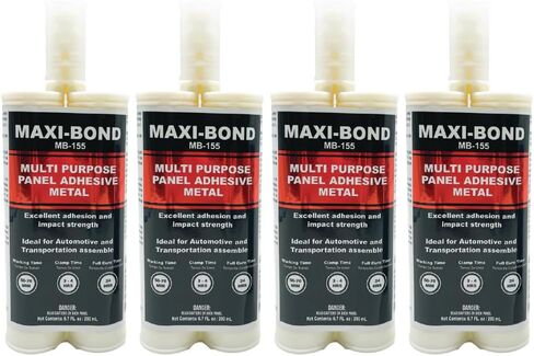 Maxi-Bond Multi-Purpose Panel Adhesive Metal, Two Part Epoxy Adhesive, Non-Sagging, High Strength, Bond to Molding Compound Panels, Metal, Fiberglass - Panel Bond Adhesive (MB-155) (1) in Saudi Arabia