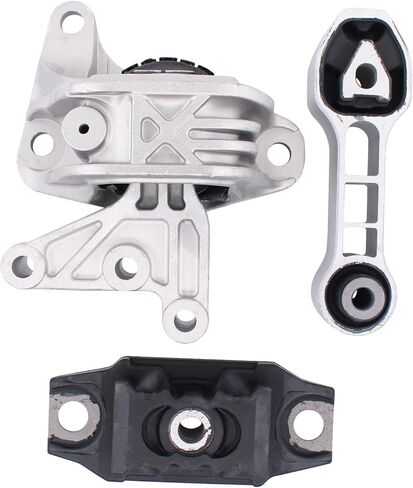 NewYall Engine Motor and Automatic Transmission Mount Set for Fiat 500 1.4L 2012-2018 in Kuwait