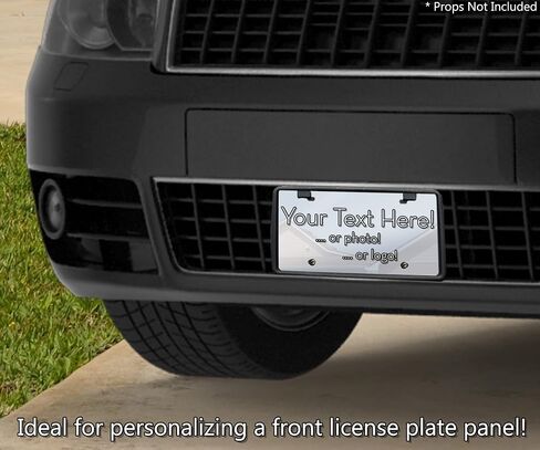 Acrylic Mirrored License Plate for Customizing Your Vehicle DIY Projects Reflective 12" x 6" for Cars Trucks and SUVs On The Go Advertising or Personalization Plate by Marketing Holders in Saudi Arabia