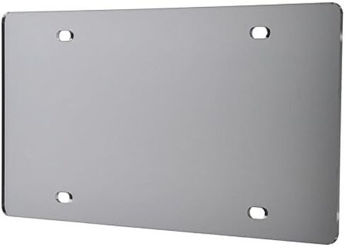 Acrylic Mirrored License Plate for Customizing Your Vehicle DIY Projects Reflective 12" x 6" for Cars Trucks and SUVs On The Go Advertising or Personalization Plate by Marketing Holders in Saudi Arabia