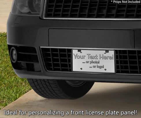 Acrylic Mirrored License Plate for Customizing Your Vehicle DIY Projects Reflective 12" x 6" for Cars Trucks and SUVs On The Go Advertising or Personalization Plate by Marketing Holders in Saudi Arabia