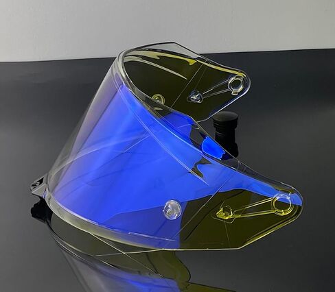 R2R Face Shield Visor Uv-protected for KYT R2R Helmet Shield (Silver-day use only) in Saudi Arabia