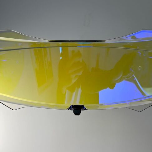 R2R Face Shield Visor Uv-protected for KYT R2R Helmet Shield (Silver-day use only) in Saudi Arabia