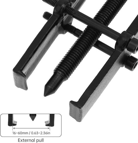 OriGlam Two Jaw Bearing Puller, Adjustable 2 Jaws Gear Remover Tool, Puller Kit for Bearing, Gears, Pulley, Flywheel, Motorcycle, Car (6 inch) in Saudi Arabia