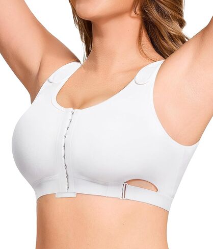 Cydream Wireless Front Closure حمالات الصدر للنساء لا تغطية كاملة الأسلاك - ما بعد الجراحة ضغط حمالة صدرية كل يوم مريح in Kuwait