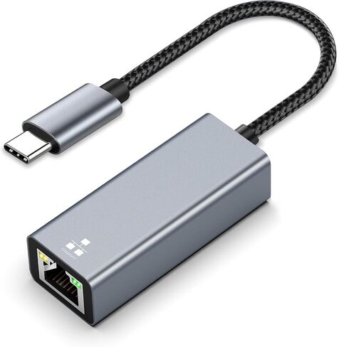 USB 3.0 to Ethernet Adapter with USB C to RJ45 Gigabit LAN 1000 Mbps Wired Network, Ethernet to USB Type-C 10/100/1000Mbps Network Adapter for Windows XP, MAC OS, Linux, Vista 7 8 10 11 More in Saudi Arabia