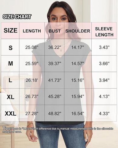 3 Pack Womens Tops V Neck Cap Sleeve T-Shirts Summer Beach Vacation Clothes 2025 Spring Casual Outfits Fashion Basic Tee in Kuwait