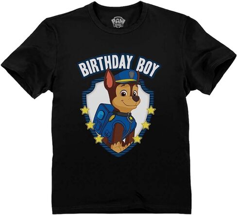 Tstars Paw Paw Birity Boy Boy Gifts for Boys Boys Badge Shield 2nd 3rd 4th 5th Toddler Kids T-Shirt in Kuwait