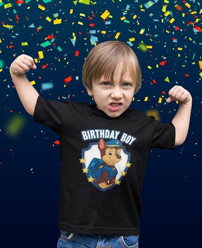 Tstars Paw Paw Birity Boy Boy Gifts for Boys Boys Badge Shield 2nd 3rd 4th 5th Toddler Kids T-Shirt in Kuwait
