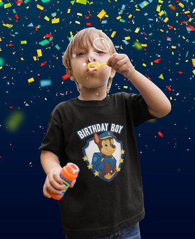 Tstars Paw Paw Birity Boy Boy Gifts for Boys Boys Badge Shield 2nd 3rd 4th 5th Toddler Kids T-Shirt in Kuwait