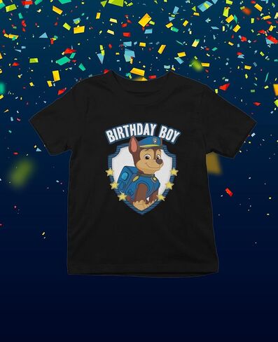 Tstars Paw Paw Birity Boy Boy Gifts for Boys Boys Badge Shield 2nd 3rd 4th 5th Toddler Kids T-Shirt in Kuwait