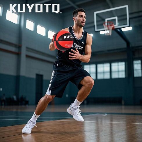 KUYOTQ 3LBS 29.5 بوصة كرة السلة الثقيلة المركبة في الهواء الطلق مدرب كرة السلة لتحسين التعامل مع الكرة والمراوغة والتمرير والمهارة المرتدة (مفرغة من الهواء، مقاس 7) in Kuwait