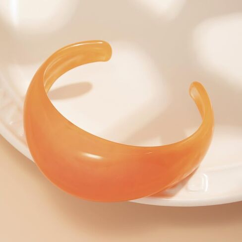 راتنجات ملونة غير منتظمة سوار الإسداء الشفافية مكتنزة واسعة أكريليك هندسية السحر المجوهرات للنساء عيد ميلاد عيد ميلاد عيد الميلاد هدايا in Kuwait