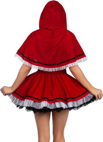Leg Avenue womens 3 Pc Flirty Miss Red in Saudi Arabia