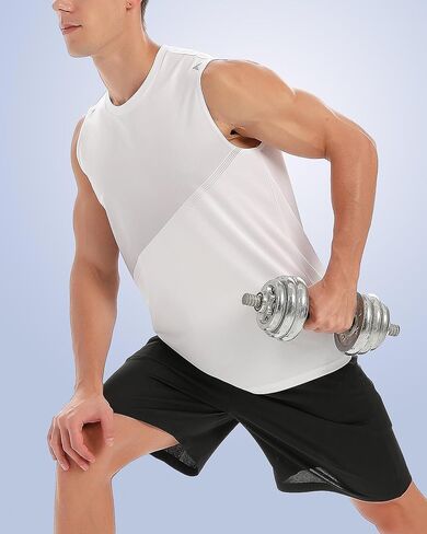 Boomcool Tank Top Men Shirt & Short Orcyoutless Gym Gym Clothes Dry Dry for Active in Kuwait
