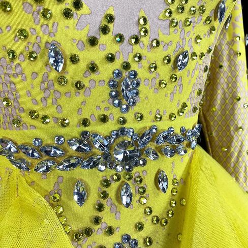 youmeisha rhinestone podysuit للنساء مثير القطب الرقص يوتار الحفلة حفلة عيد ميلاد الزي مرحلة زي الرقص in Saudi Arabia