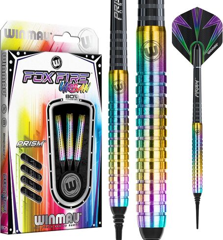 Winmau Foxfire Urban Professional Tungsten Darts Set with Flights and Stems (Shafts) in Saudi Arabia