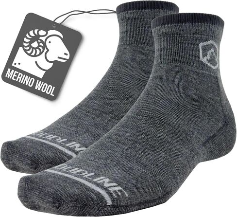 Cloudline - Merino Wool Socks للرجال والنساء ، الجوارب الصوفية الجوار - وسادة خفيفة ، تنفس ، فتل الرطوبة - مصنوعة في الولايات المتحدة الأمريكية in Kuwait