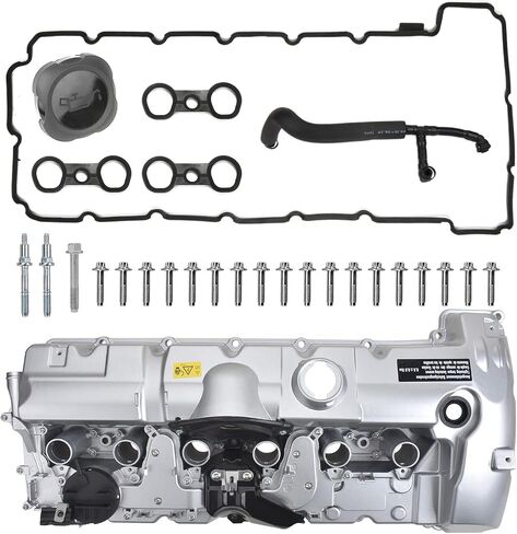 أجزاء المحرك أغطية الصمامات متوافقة مع BMW E82 E90 E93 E91 E90 E60 F10 E83 F25 E70 E85 E86 E89 128i 328i 328xi 528i X3 X5 Z4 2007-2013 2.5L 3.0L in Kuwait