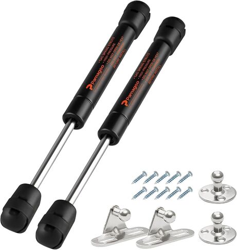 C16-03213 10 Inch 13 Lbs Gas Struts, 10" 58 N Gas Shocks C1603213 Spring, Truck Pickup Tool Box Lid Lift Support for Overhead Cabinet Door Boat Compartment Toy Box Lid, Qty 2 in Saudi Arabia