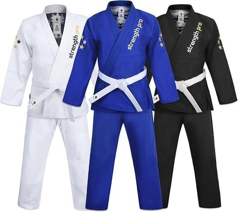Brazilian Jiu Jitsu Gi and Martial Arts Uniform, Lightweight Preshrunk Grappling BJJ Gi for Adult, Training Gi in Kuwait