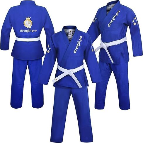 Brazilian Jiu Jitsu Gi and Martial Arts Uniform, Lightweight Preshrunk Grappling BJJ Gi for Adult, Training Gi in Kuwait