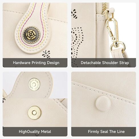 Small Crossbody Bags for Women, Lightweight Mini Cute Cell Phone Purse for Women with Tassel Shining Butterfly in Kuwait
