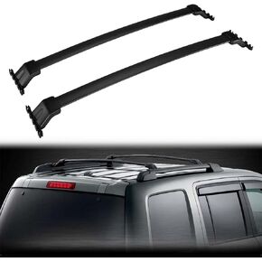 ALAVENTE Roof Rack Cross Bars Compatible for Honda Pilot 2009 2010 2011 2012 2013 2014 2015, Luggage Roof Rails for Pilot 09-15, Top Side Rail Needed (Pair, Black)