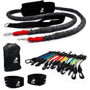 Kbands Freedom Speed Training Bundle (Includes Kbands with 9 Levels of Resistance Bands, and a Reactive Stretch Cord