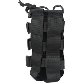 Tactical Water Bottle Pouch for Molle Systems, Adjustable Outdoor Sports Kettle Carrier Holder (3 Colors Available)