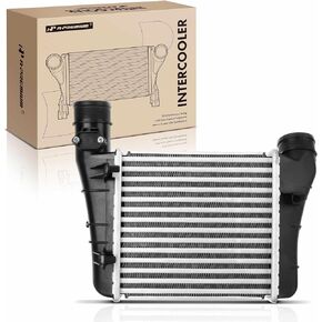 A-Premium Turbo Intercooler Compatible with Audi A4 2005-2008, A4 Quattro 2005-2009, L4 2.0L Turbocharged
