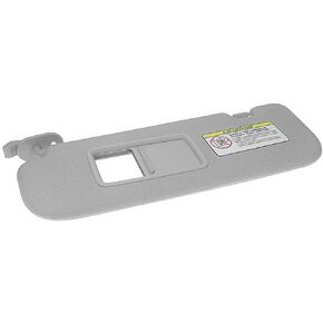 Driver Left Side Sun Visor Sun Shade LH with Mirror Gray Compatible with Hyundai Veloster 2012-2015 Replace 85210-2V130-TX