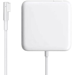 Compatible with Mac Book Pro Charger, Magnetic L-Type Charger, Replacement Charger for Notebook (White-60W)