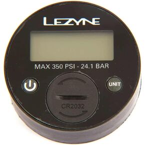 Lezyne 350 PSI Digital Gauge Bike Pump Accessory, Black, 2.5 Inch